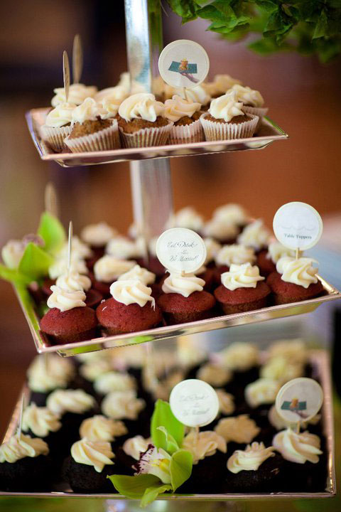 Carrot,Red-Velvet-and-Chocolate-Mini-Cupcakes office party catering