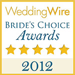 WeddingWire Bride's Choice awards 2012 Badge