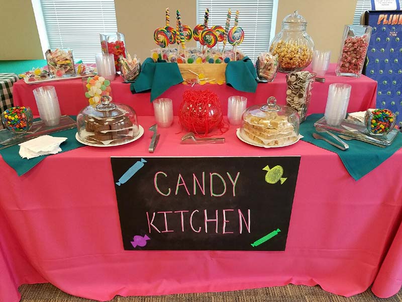 Candy kitchen bar mitzvah catering