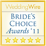 Weddingwire Bride's Choice awards 2011 badge