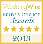 WeddingWire Bride's Choice Awards 2013 Badge