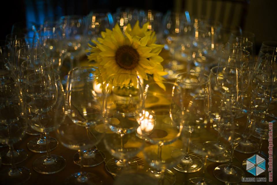 fine dining catering table setting at our event